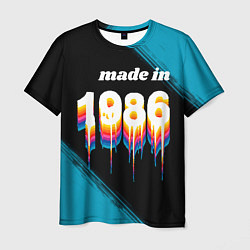 Футболка мужская Made in 1986: liquid art, цвет: 3D-принт
