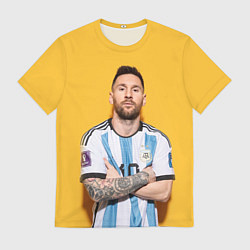 Футболка мужская Lionel Messi 10, цвет: 3D-принт
