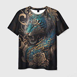 Футболка мужская Тигр Irezumi, цвет: 3D-принт