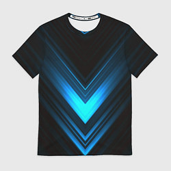 Футболка мужская Neon geometry stripes, цвет: 3D-принт