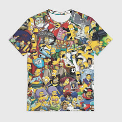 Футболка мужская Simpsonhistory, цвет: 3D-принт