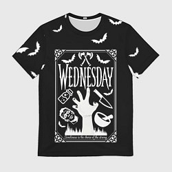 Футболка мужская Wednesday - thing, цвет: 3D-принт