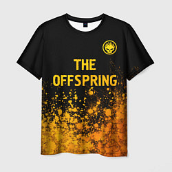 Футболка мужская The Offspring - gold gradient: символ сверху, цвет: 3D-принт