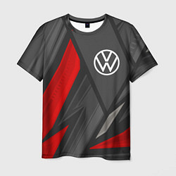 Футболка мужская Volkswagen sports racing, цвет: 3D-принт
