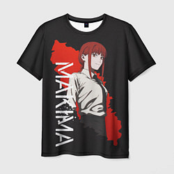 Футболка мужская Макима Chainsaw Man, цвет: 3D-принт