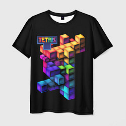 Футболка мужская Tetris game, цвет: 3D-принт