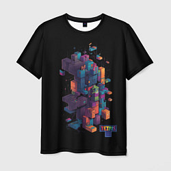 Футболка мужская Tetris abstract, цвет: 3D-принт