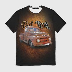 Футболка мужская Винтажный автомобиль Ford F-1 в rat стиле, цвет: 3D-принт