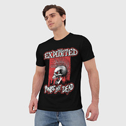 Футболка мужская Exploited - punks not dead, цвет: 3D-принт — фото 2