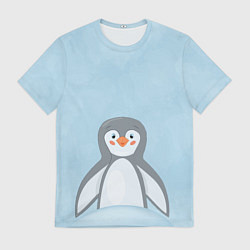 Футболка мужская Пингвиненок, цвет: 3D-принт