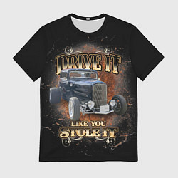 Футболка мужская Хот род на базе модели Ford 30-х годов, цвет: 3D-принт