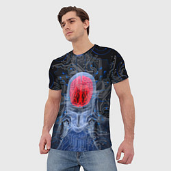 Футболка мужская Квантовый мозг, цвет: 3D-принт — фото 2