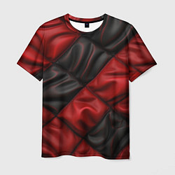 Футболка мужская Red black luxury, цвет: 3D-принт