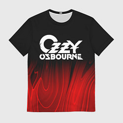 Футболка мужская Ozzy Osbourne red plasma, цвет: 3D-принт