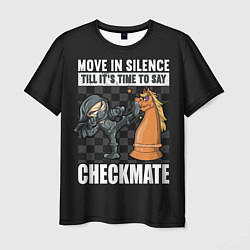 Футболка мужская Checkmat от ниндзя, цвет: 3D-принт
