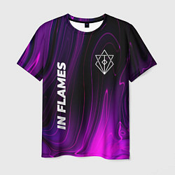 Футболка мужская In Flames violet plasma, цвет: 3D-принт