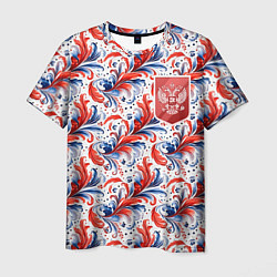 Футболка мужская Красный герб России, цвет: 3D-принт