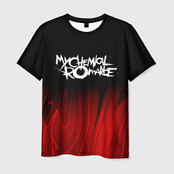 Футболка мужская My Chemical Romance red plasma, цвет: 3D-принт