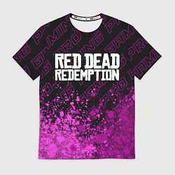Футболка мужская Red Dead Redemption pro gaming: символ сверху, цвет: 3D-принт