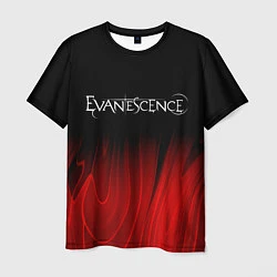 Футболка мужская Evanescence red plasma, цвет: 3D-принт