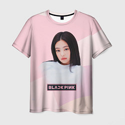 Футболка мужская Jennie Kim Blackpink, цвет: 3D-принт