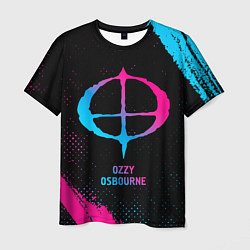 Футболка мужская Ozzy Osbourne - neon gradient, цвет: 3D-принт