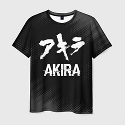 Футболка мужская Akira glitch на темном фоне, цвет: 3D-принт