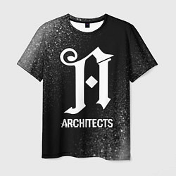 Футболка мужская Architects glitch на темном фоне, цвет: 3D-принт
