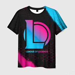 Футболка мужская League of Legends - neon gradient, цвет: 3D-принт