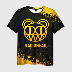 Футболка мужская Radiohead - gold gradient, цвет: 3D-принт