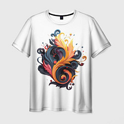 Футболка мужская Пламя феникса, цвет: 3D-принт