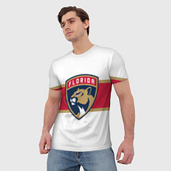 Футболка мужская Florida panthers - uniform - hockey, цвет: 3D-принт — фото 2