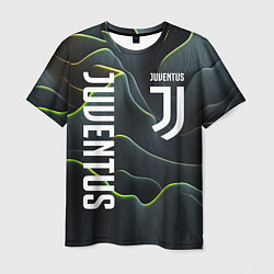Футболка мужская Juventus dark green logo, цвет: 3D-принт