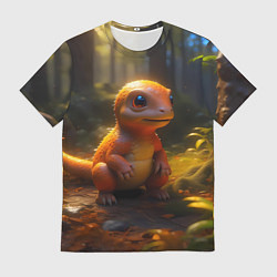 Футболка мужская Динозаврик, цвет: 3D-принт