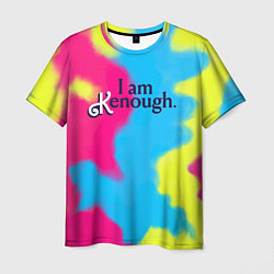 Футболка мужская I Am Kenough Tie-Dye, цвет: 3D-принт