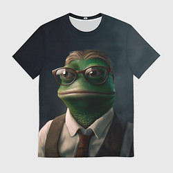 Футболка мужская Пепе деловой офисный планктон, цвет: 3D-принт