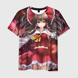 Футболка мужская Touhou Project Рейму, цвет: 3D-принт