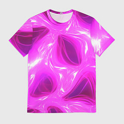 Футболка мужская Обтекаемый розовый, цвет: 3D-принт