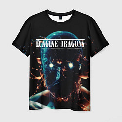 Футболка мужская Imagine Dragons рок группа, цвет: 3D-принт