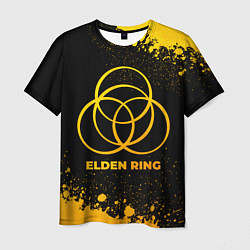 Футболка мужская Elden Ring - gold gradient, цвет: 3D-принт