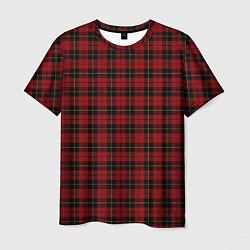 Футболка мужская Pajama pattern red, цвет: 3D-принт