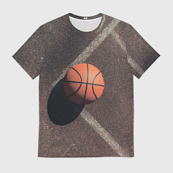 Футболка мужская Мяч баскетбольный, цвет: 3D-принт