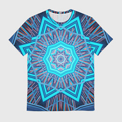 Футболка мужская Геометрический орнамент мандалы, цвет: 3D-принт