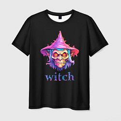 Футболка мужская Cartoon witch, цвет: 3D-принт