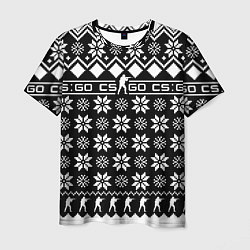 Футболка мужская CS GO christmas sweater, цвет: 3D-принт