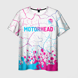 Футболка мужская Motorhead neon gradient style посередине, цвет: 3D-принт