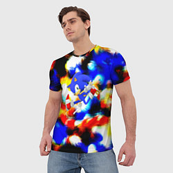 Футболка мужская Sonic colors, цвет: 3D-принт — фото 2
