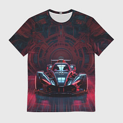 Футболка мужская Футуристичное авто F1, цвет: 3D-принт