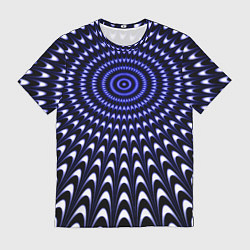 Футболка мужская Оптическая иллюзия текстура, цвет: 3D-принт