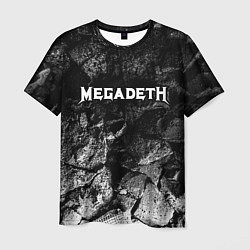 Футболка мужская Megadeth black graphite, цвет: 3D-принт